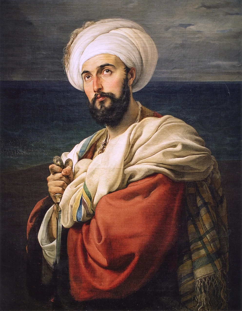 Ritratto di Carlo Prayer nel personaggio di Alp (Il rinnegato veneto) - 1832
